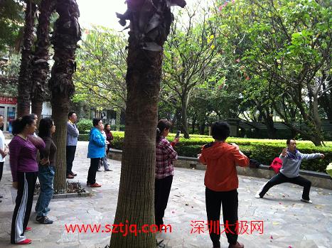 南山区锦绣花园太极拳免费培训班正式开课
