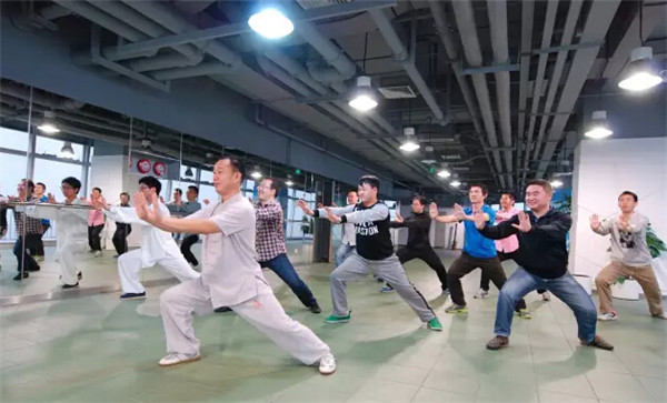 陈氏太极拳养生馆腾讯学员的风采